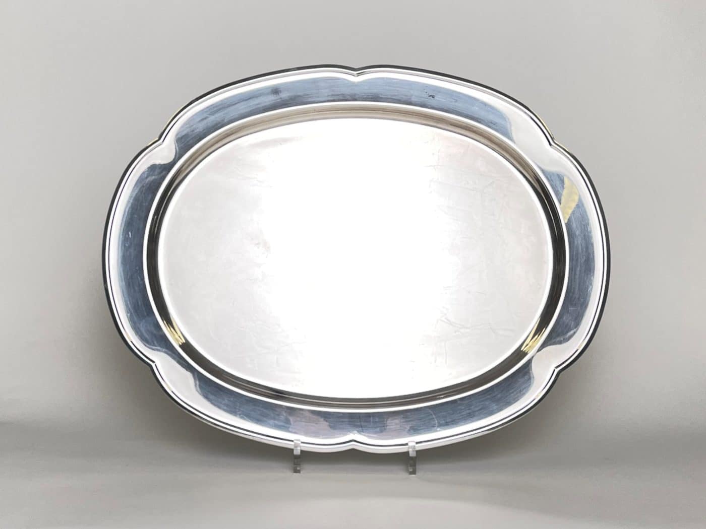 Lot De 3 Plats De Service En Cristal Transparent - Style Vintage Et Brillant